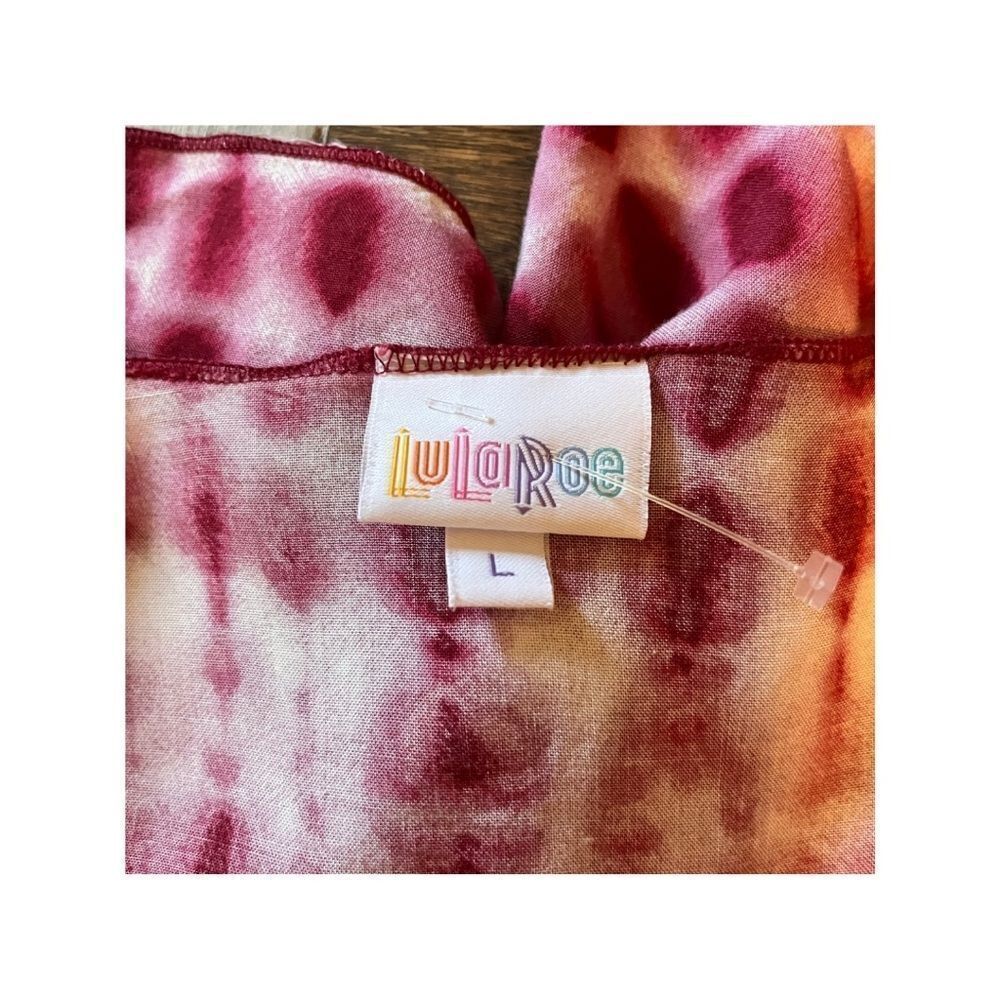 LuLaRoe Women's Cardigan - hot Pink and Cream - Picture 4 of 9